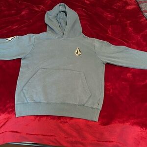 Volcom dull blue youth large sweatshirt